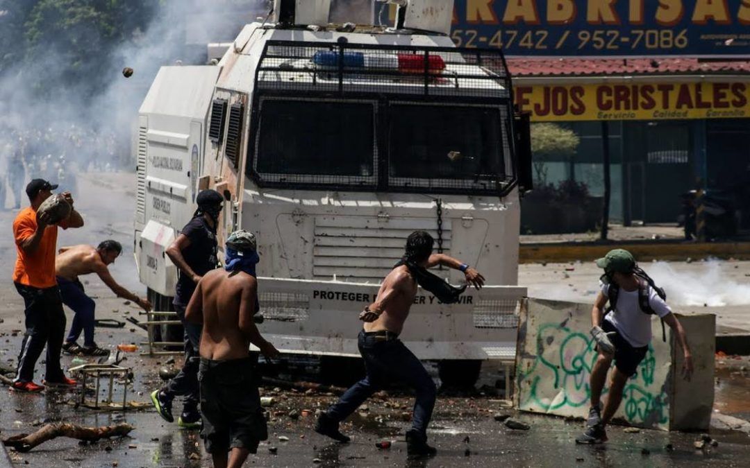 Fuerte represión de GNB y PNB en todos los puntos de protesta #7Jun