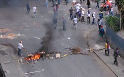GNB reprimió protesta en Bello Monte con bombas lacrimógenas