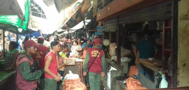 GNB continúa con operativo de vigilancia en el Casco Central en Maracaibo