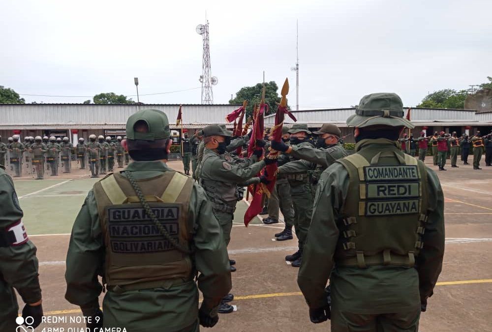 GNB realizó acto de Transmisión de Mando de Regimientos y Unidades Tácticas en el estado Bolívar