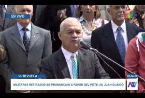 Militares retirados ratifican respaldo a la AN