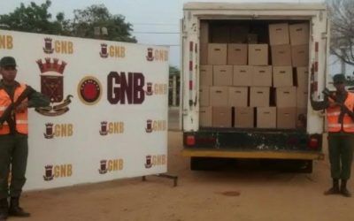 GNB detuvo a dos hombres con un cargamento de productos lácteos robado en Zulia