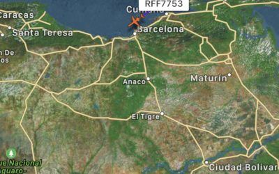 Avión de la Fuerza Aérea rusa sobrevoló el oriente venezolano este 2-Oct