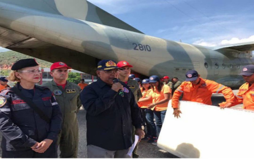 Venezuela envió avión de la FANB con ayuda humanitaria a la isla de San Martín