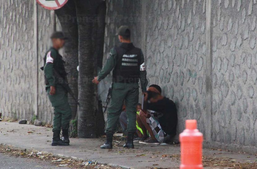 GNB atrapa a presuntos saqueadores al norte de Barquisimeto