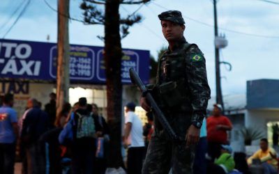 Unos 3.200 soldados del ejército brasileño vigilarán la frontera con Venezuela