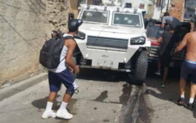 Reportan ataques a sede de la GNB en El Paraíso y robo de una tanqueta