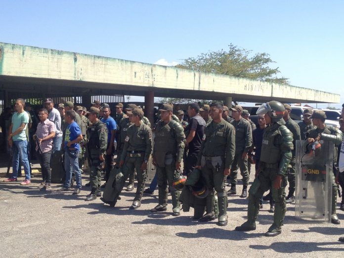 400 Efectivos de la GNB realizaron simulacro de actuación ante manifestaciones en Carabobo