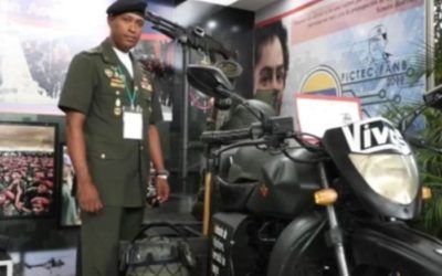 FANB presentó nuevo vehículo de infantería: Un triciclo con ametralladora