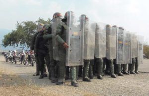 GNB ejecutó ejercicio de “orden público” en Trujillo