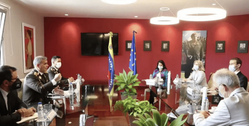 Misión de la UE se reunió con principal jefe de cúpula militar de Venezuela