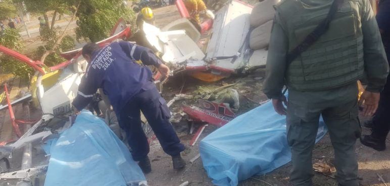 Perece comandante de GNB-Zulia al estrellarse en helicóptero de Polisur en Plaza de Toros