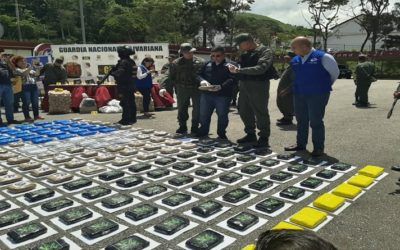 Venezuela ha incautado más de 28 mil kilos de droga desde Colombia en lo que va de año