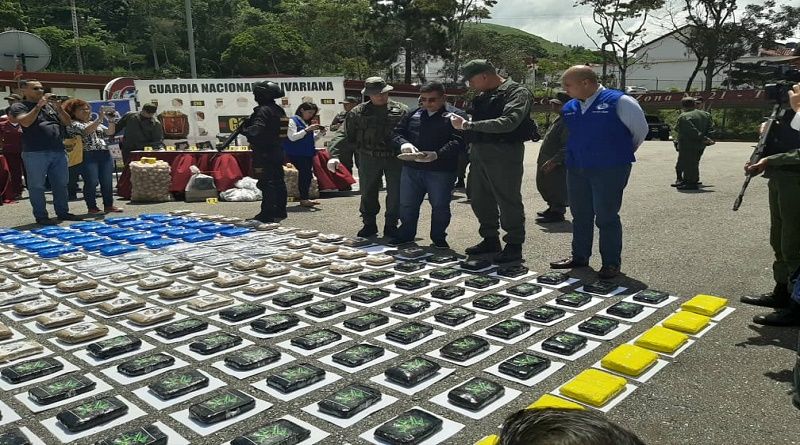 Venezuela ha incautado más de 28 mil kilos de droga desde Colombia en lo que va de año