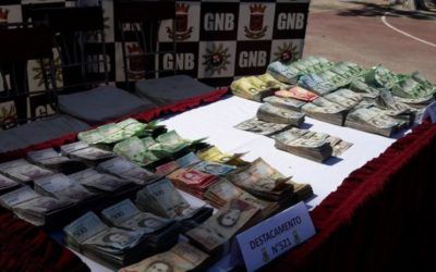 GNB detuvo a dos ciudadanos con Bs. 112 millones en efectivo en Anzoátegui
