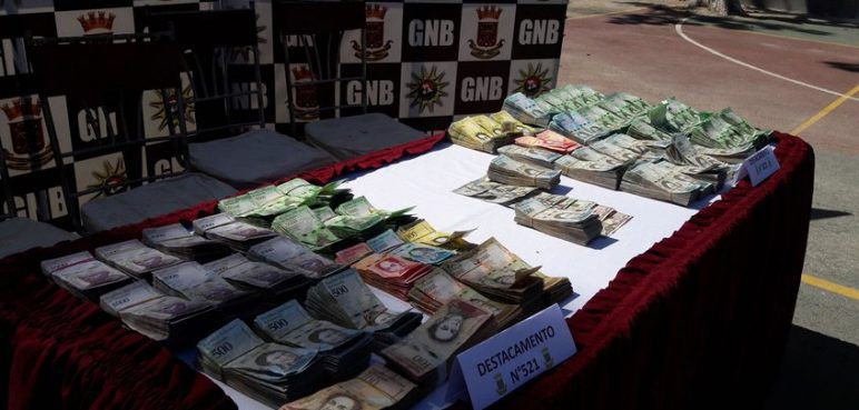 GNB detuvo a dos ciudadanos con Bs. 112 millones en efectivo en Anzoátegui