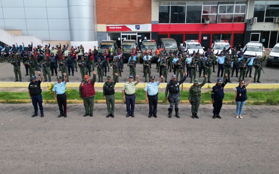 La FANB realiza despliegue de seguridad en el estado Bolívar