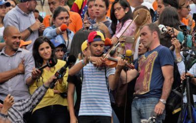 Libertad con medida cautelar para violinista Wuilly Arteaga, y GNB lo dejó en Altamira
