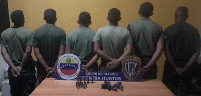 Aprehenden a seis soldados por desvalijar transformador en subestación eléctrica de Maracaibo
