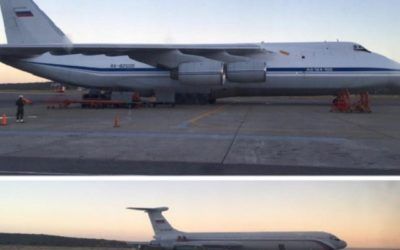 Rocío San Miguel: Arriban al país por Maiquetía dos aeronaves de transporte de la fuerza aérea rusa