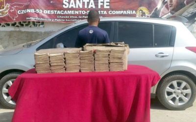 FANB decomisa 88 millones de bolívares en billetes de 100 en región fronteriza