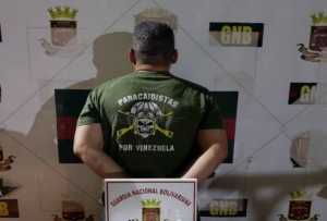 GNB capturó a sujeto buscado por el desmembramiento de un Cicpc