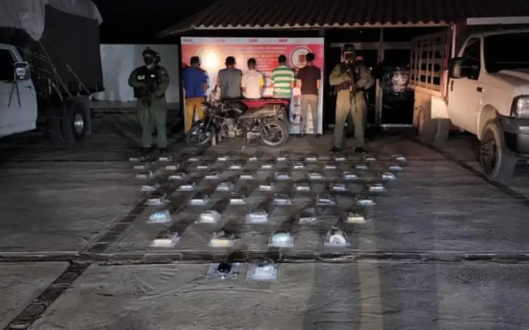 Incautan 51 kilos de cocaína en Táchira: lo ocultaban en compartimentos vehiculares
