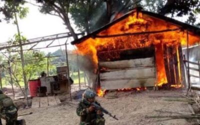 Fanb destruye seis estructuras en Bolívar dedicadas a la minería ilegal