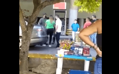 Con golpes a la cara un GNB resuelve los malentendidos en E/S de La Urbina