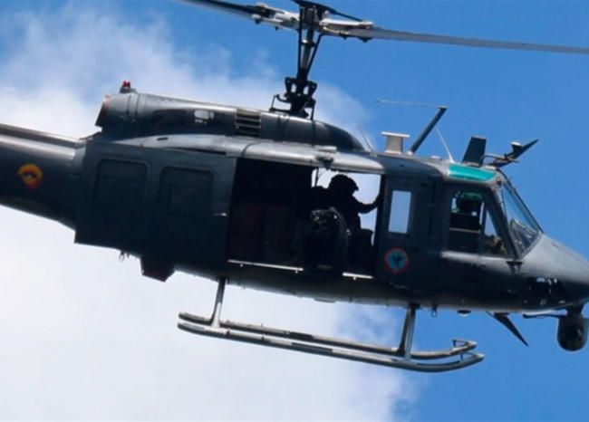 Autoridad militar venezolana denuncia incursión de helicóptero colombiano