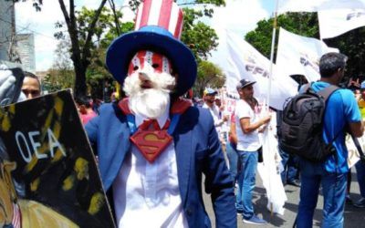 Oficialismo se concentró en la Plaza Morelos en apoyo a la FANB