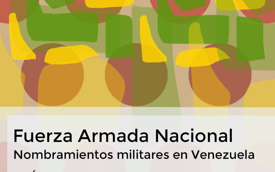 Fuerza Armada Nacional: Nombramientos militares en Venezuela. Período 2019-2020